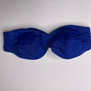 Victoria's Secret Blue Bikini Top Size 34B